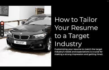 How to Tailor Your Resume to a Target Industry