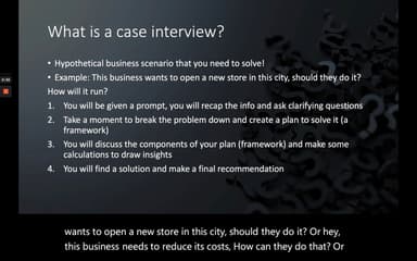 How to Case and What to Expect