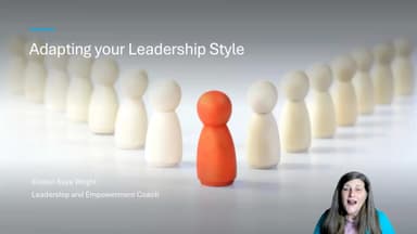 Adapting your Leadership Style