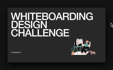 Whiteboarding Interviews for UX Designer