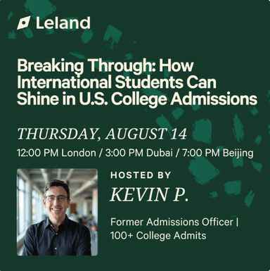 Breaking Through: How International Students Can Shine in U.S. College Admissions