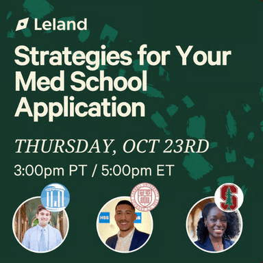 Strategies for Your Med School Application