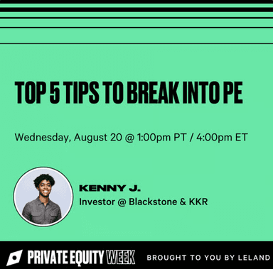 Top 5 Tips to Break Into PE