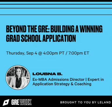 Beyond the GRE: Building a Winning Grad School Application