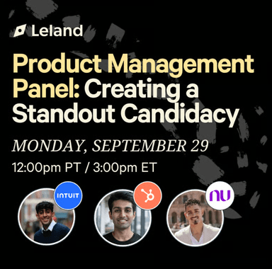 Product Management Panel: Creating a Standout Candidacy