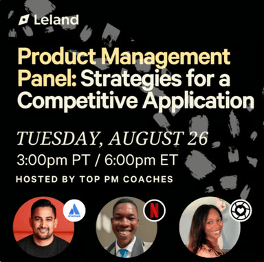 Product Management Panel: Strategies for a Competitive Application