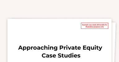 Approaching Private Equity Case Studies