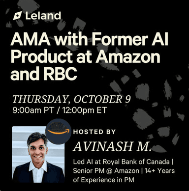 AMA with Former AI Product at Amazon and RBC