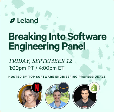Breaking Into Software Engineering Panel
