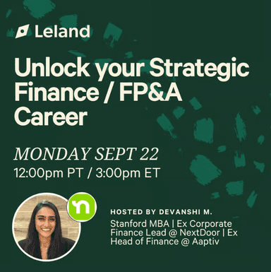 Unlock your Strategic Finance / FP&A Career