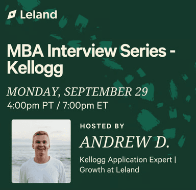 MBA Interview Series: Kellogg