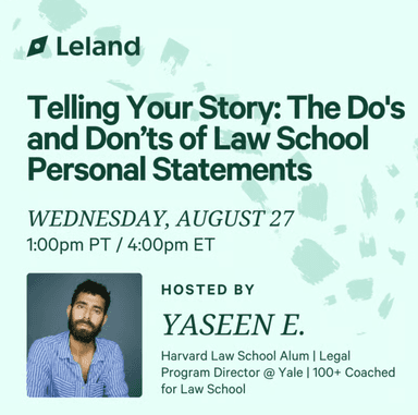 Telling Your Story: The Do's and Don’ts of Law School Personal Statements