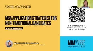 Application Strategies for Non-Traditional Candidates