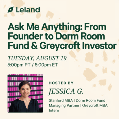 Ask Me Anything: From Founder to Dorm Room Fund & Greycroft Investor