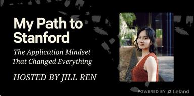 The Application Mindset That Changed Everything: My Path to Stanford
