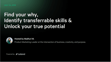 Identify Transferrable Skills for Career Pivots