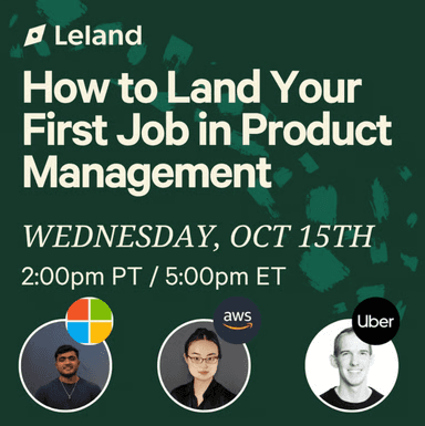 How to Land Your First Job in Product Management