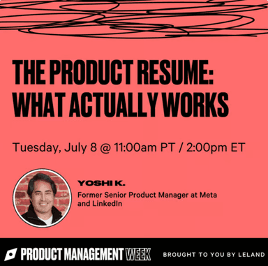The Product Resume: What Actually Works