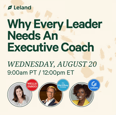 Why Every Leader Needs An Executive Coach