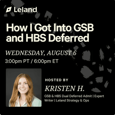 How I Got Into GSB and HBS Deferred
