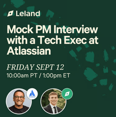 Mock PM Interview with a Tech Exec at Atlassian