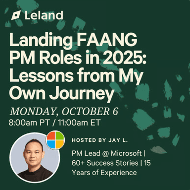 Landing FAANG PM Roles in 2025: Lessons from My Own Journey