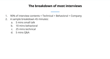 Dissecting the 3 Parts of an Interview