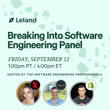 Breaking Into Software Engineering Panel