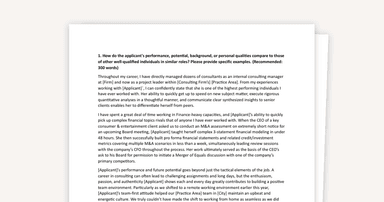 HBS Recommendation Letter Sample: A Winning Profile