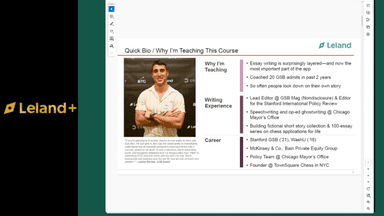 Craft a Powerful Essay for Stanford GSB: What Matters Most & Why?