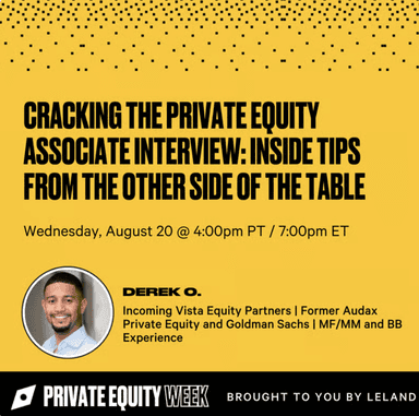 Cracking the Private Equity Associate Interview: Inside Tips from the Other Side of the Table