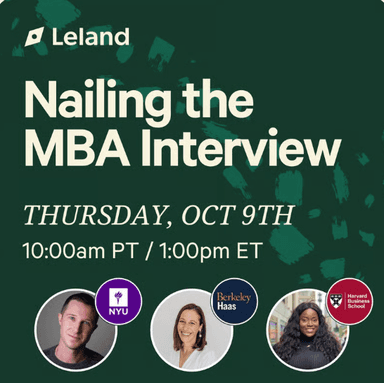 Nailing the MBA Interview