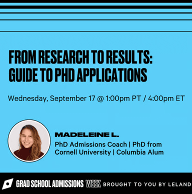 From Research to Results: Guide to PhD Applications