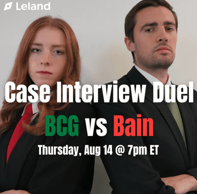 Live Case Interview Battle: BCG vs Bain