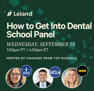 How to Get Into Dental School Panel
