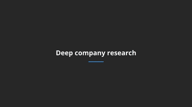 Company Research to Ace Your Interview