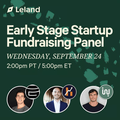 Early Stage Startup Fundraising Panel