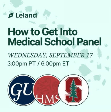 How to Get Into Medical School Panel