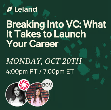 Breaking Into VC: What It Takes to Launch Your Career