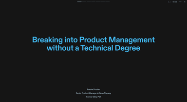 Breaking Into Product Management (Without a Technical Degree)