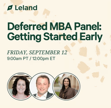 Deferred MBA Panel: Getting Started Early