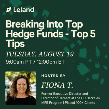 Breaking Into Top Hedge Funds - Top 5 Tips