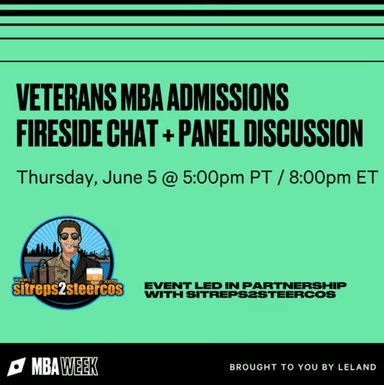 Veterans MBA Admissions Fireside Chat + Panel Discussion