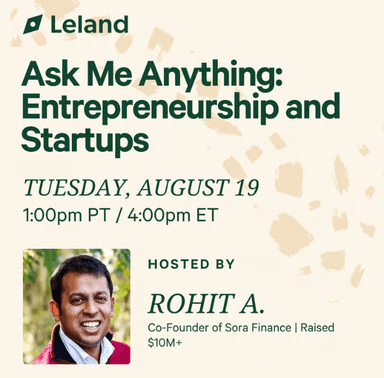 Ask Me Anything: Entrepreneurship and Startups