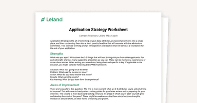 Application Strategy Template