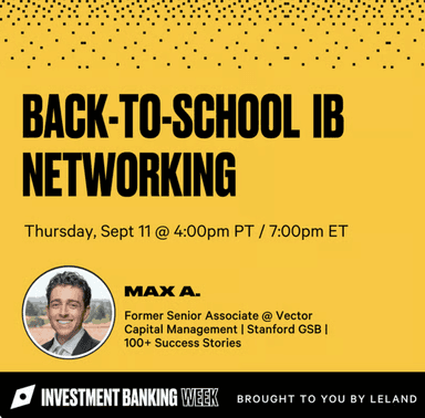 Back-to-School IB Networking