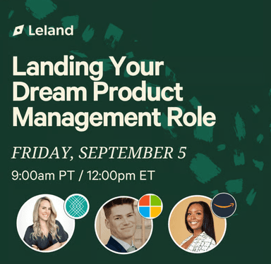 Landing Your Dream Product Management Role