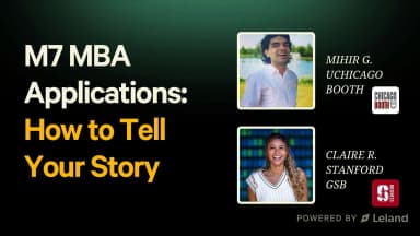 M7 MBA Applications: How to Tell Your Story