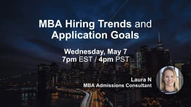 MBA Hiring Trends & Application Goals