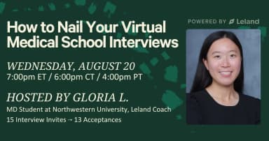 How to Nail Your Virtual Medical School Interviews
